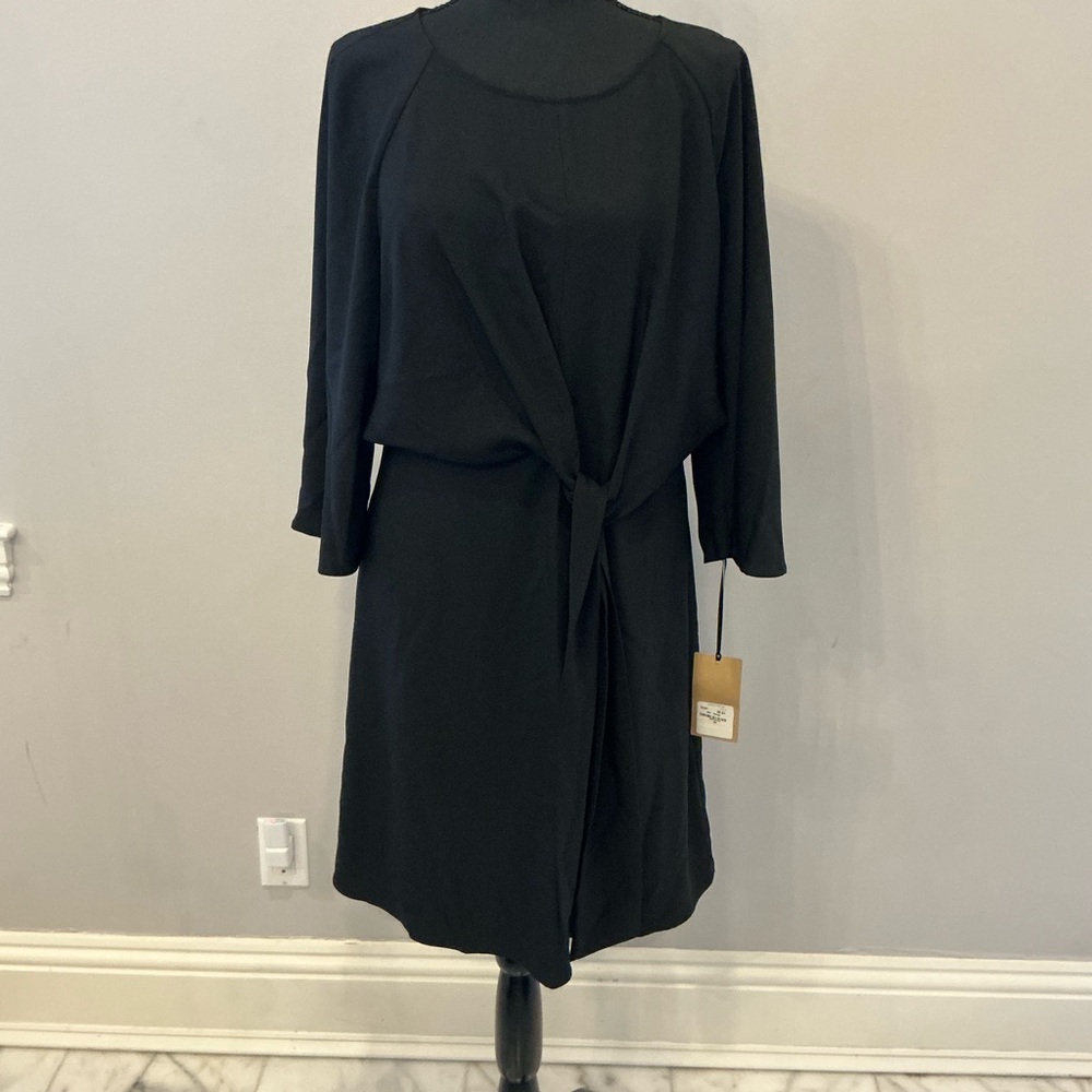 Halogen Nordstrom Charcoal Long Sleeve Dress